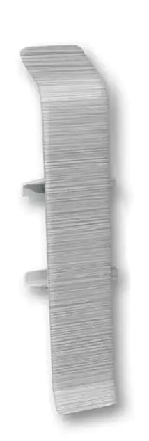 Соединитель для плинтуса Идеал Деконика 70 мм (186, алюминий)