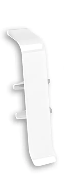 Соединитель для плинтуса Идеал Деконика 55 мм (001, белый глянцевый)