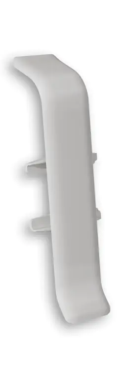 Соединитель для плинтуса Идеал Деконика 55 мм (002, светло-серый)