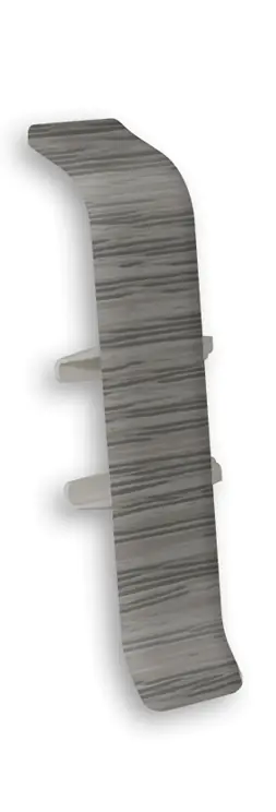 Соединитель для плинтуса Идеал Деконика 55 мм (210, дуб пепельный)