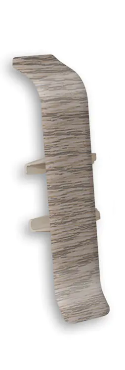 Соединитель для плинтуса Идеал Деконика 55 мм (215, дуб снежный)