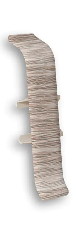 Соединитель для плинтуса Идеал Деконика 55 мм (229, дуб латте)