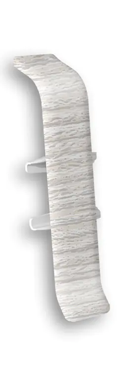 Соединитель для плинтуса Идеал Деконика 55 мм (265, клен патина)