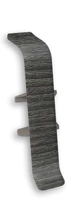 Соединитель для плинтуса Идеал Деконика 55 мм (352, каштан серый)