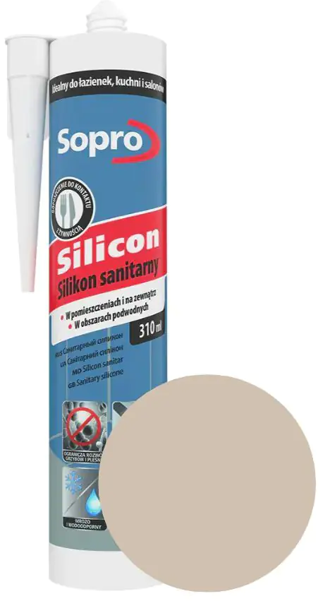 Герметик силиконовый Sopro 34 (багама) 310 мл