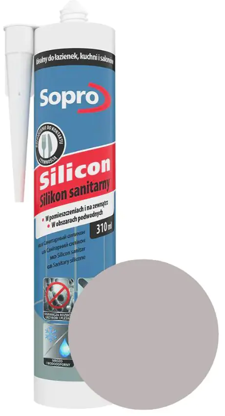 Герметик силиконовый Sopro 77 (манхэттен)  310 мл