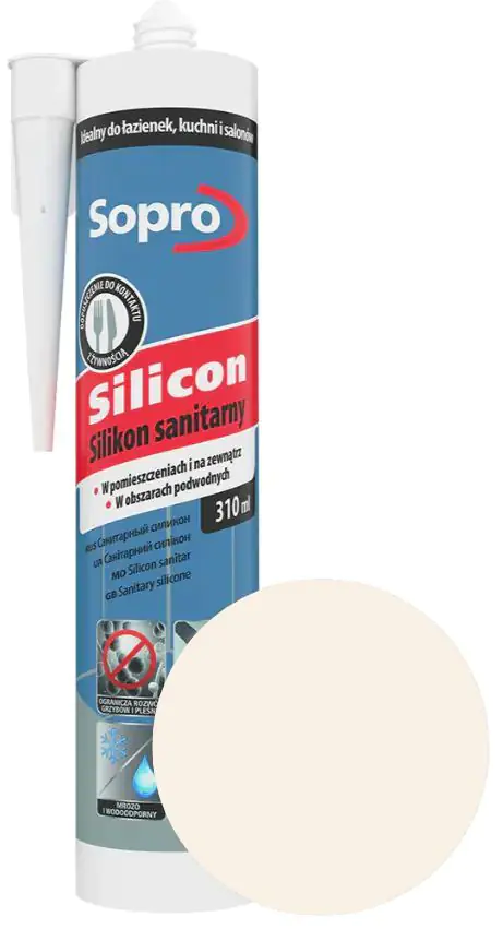 Герметик силиконовый Sopro 29 (светло-бежевый) 310 мл