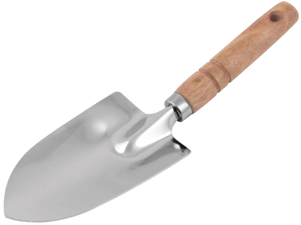 Совок садовый широкий с деревянной ручкой 0532-1