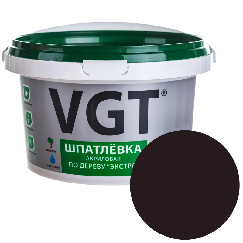 Шпатлевка по дереву VGT Экстра (венге) 1 кг