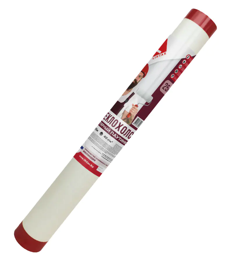 Стеклохолст LIHTAR 40 г/м², 25 м²