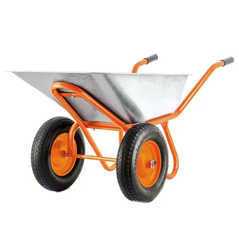 Тачка строительная двухколесная облегченная 90 л, 250 кг СТРОЙМАШ (17010)