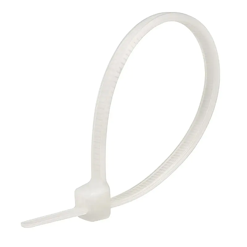 Хомут-стяжка нейлоновая КСС 150х4 мм, белая, 100 шт DEKRON (U4150W)