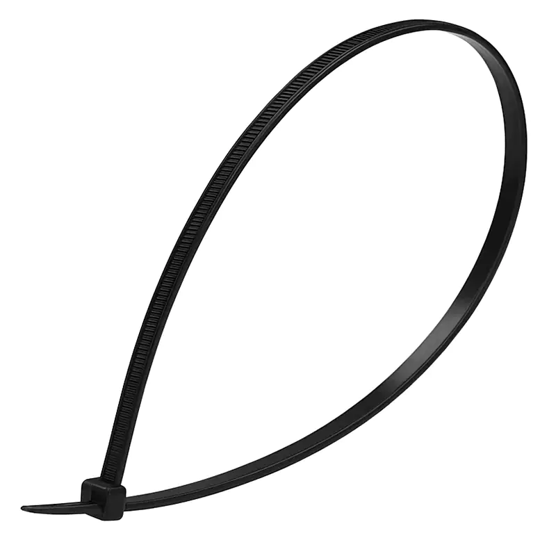 Хомут-стяжка нейлоновая КСС 400х5 мм, черная, 100 шт DEKRON (U5400B)