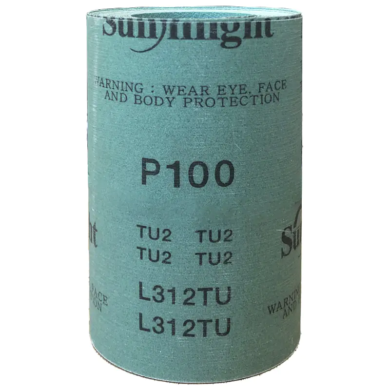 Наждачная бумага на пленке Р100, рулон 115 мм х 5 м SunMight