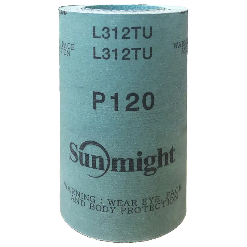 Наждачная бумага на пленке Р120, рулон 115 мм х 5 м SunMight