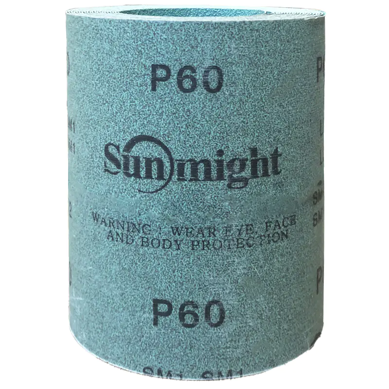 Наждачная бумага на пленке Р60, рулон 115 мм х 5 м SunMight