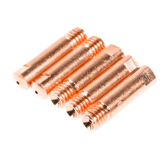 Сварочный наконечник (трубка) 0,8 мм M6х25 мм E-Cu 5 шт SOLARIS