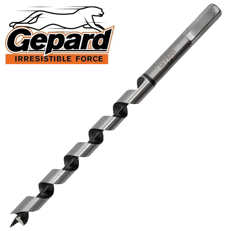 Сверло по дереву спиральное Gepard 14х175х235 мм
