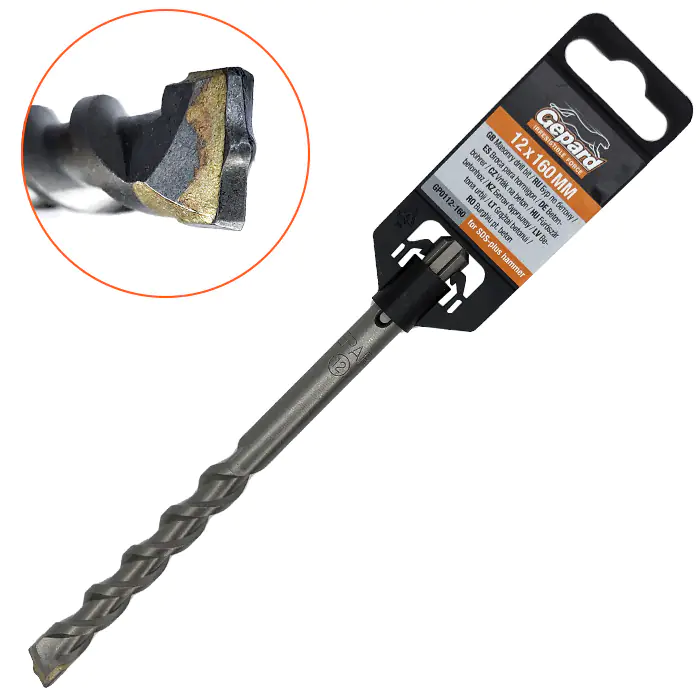 Сверло SDS-plus 12х100х160 мм Gepard (GP0112-160)