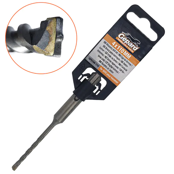 Сверло SDS-plus 4х50х110 мм Gepard (GP0104-110)