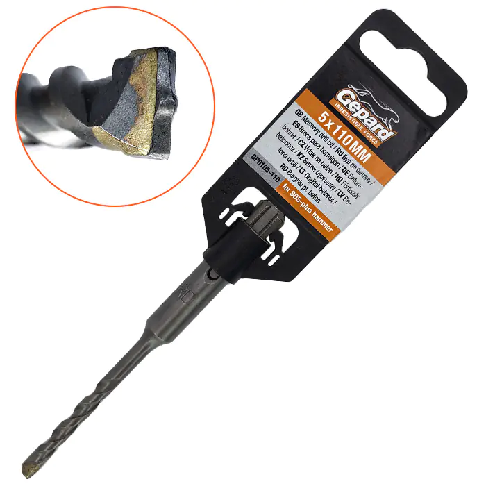 Сверло SDS-plus 5х50х110 мм Gepard (GP0105-110)