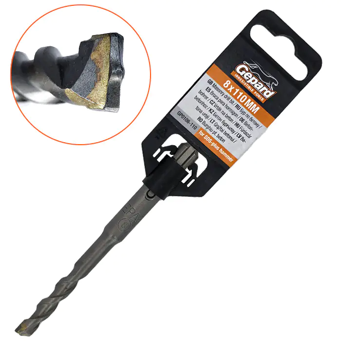 Сверло SDS-plus 8х50х110 мм Gepard (GP0108-110)