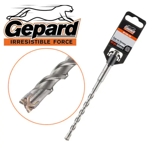 Сверло SDS-plus QUADRO-X Gepard 8х100х160 мм