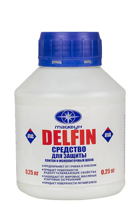 Средство для защиты межплиточных швов Тайфун Мастер DELFIN 0,25 кг