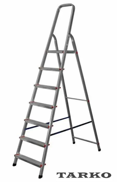 Лестница стремянка алюминиевая 143 см (7 ступеней) Tarko 04107