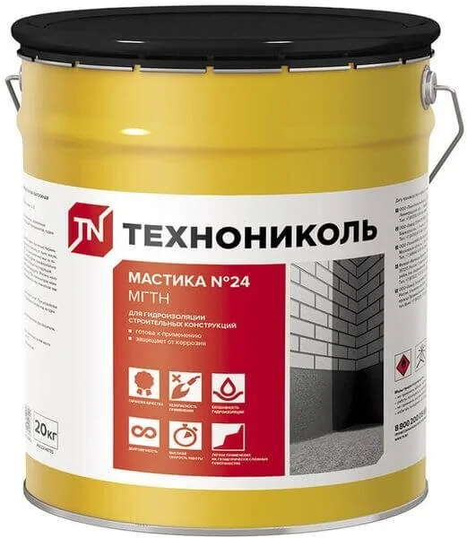 Мастика гидроизоляционная Технониколь №24, 20 кг