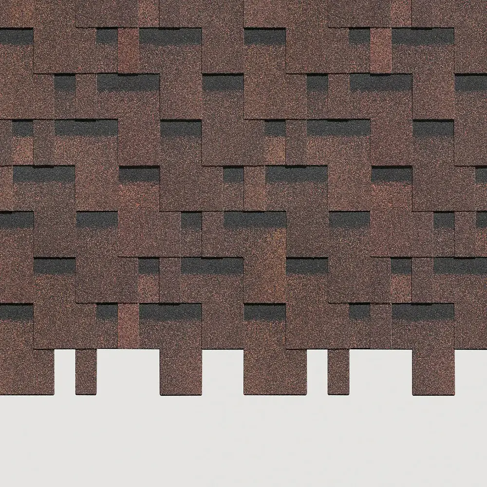 Черепица гибкая Docke Pie Standard Тетрис Коричневая 3 м²