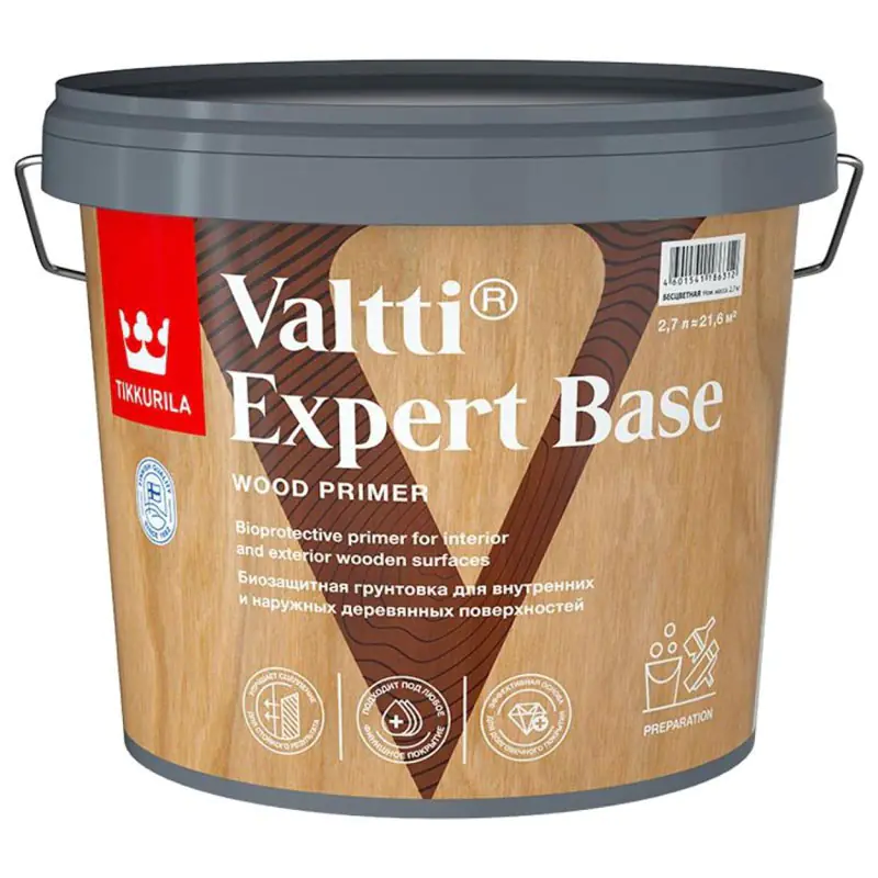 Антисептик грунтовочный Tikkurila/Tikkivala Valtti Expert Base 2,7 л
