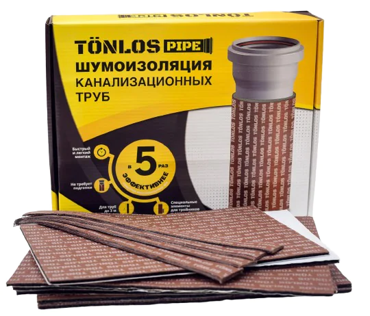 Комплект для шумоизоляции труб Tonlos Pipe