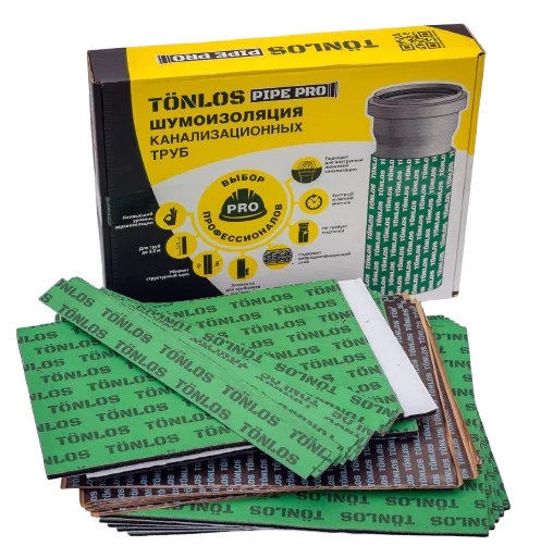 Комплект для шумоизоляции труб Tonlos Pipe Pro
