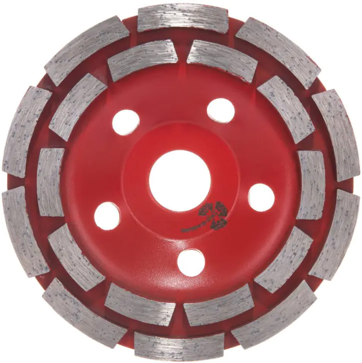 Алмазная чашка двуряднная 125х22 мм для бетона Trio-diamond TCW153