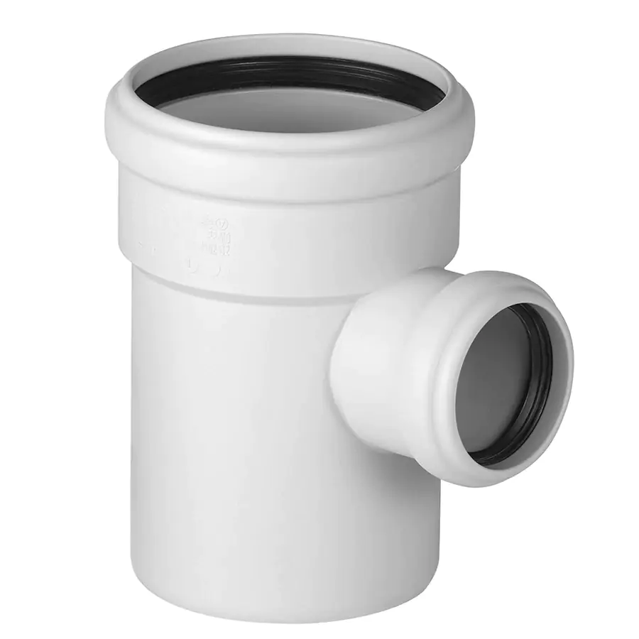 Тройник для бесшумной канализации 110/58х87º Ostendorf Skolan
