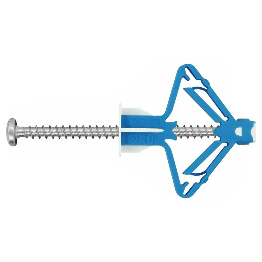 Дюбель-бабочка TWIN PAB 10х50 нейлон с шурупом ЕКТ (4 шт)
B010204