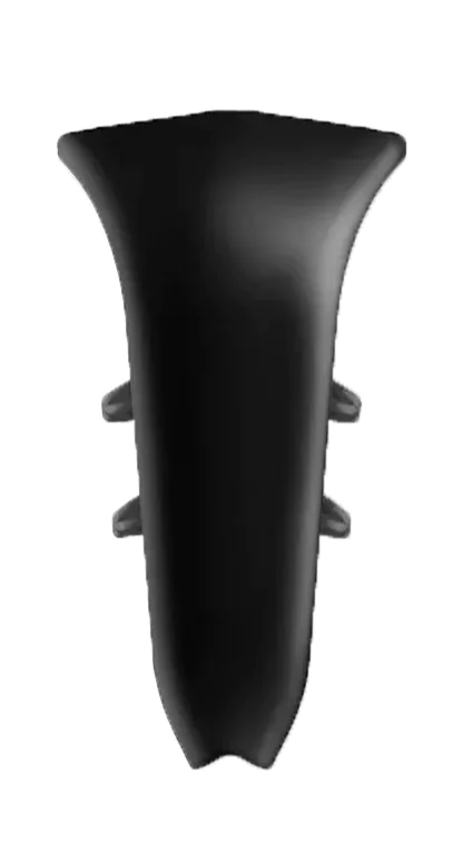 Угол внутренний для плинтуса Идеал Деконика 70 мм (007, черный)