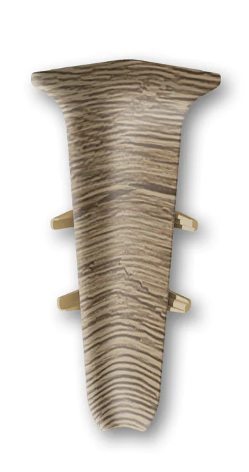 Угол внутренний для плинтуса Идеал Деконика 70 мм (211, дуб рустик)