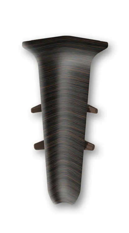 Угол внутренний для плинтуса Идеал Деконика 70 мм (303, венге темный)