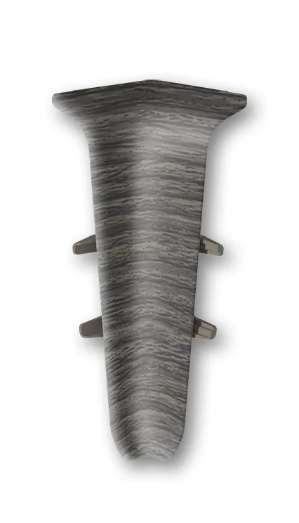 Угол внутренний для плинтуса Идеал Деконика 70 мм (352, каштан серый)