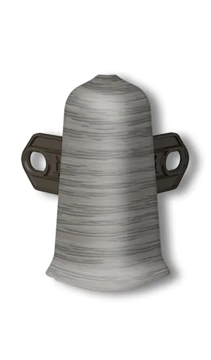 Угол наружный для плинтуса Идеал Деконика 55 мм (210, дуб пепельный)