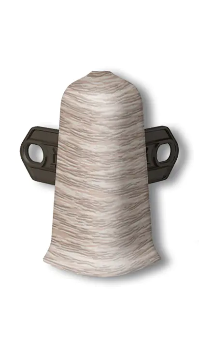 Угол наружный для плинтуса Идеал Деконика 55 мм (229, дуб латте)