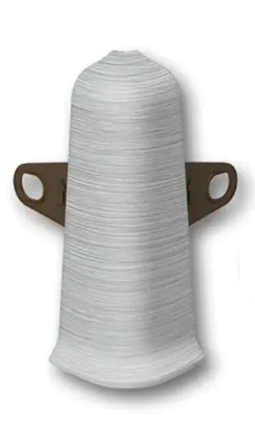 Угол наружный для плинтуса Идеал Деконика 70 мм (186, алюминий)