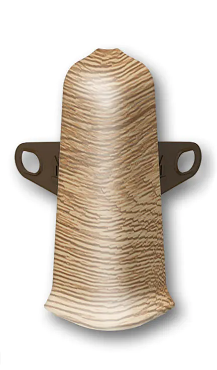 Угол наружный для плинтуса Идеал Деконика 70 мм (221, дуб янтарный)