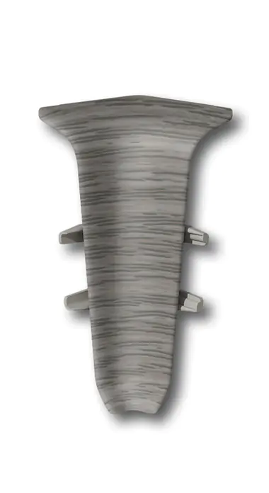 Угол внутренний для плинтуса Идеал Деконика 55 мм (210, дуб пепельный)