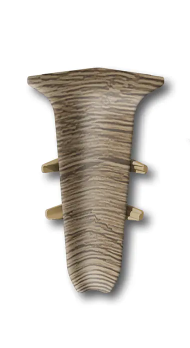 Угол внутренний для плинтуса Идеал Деконика 55 мм (211, дуб рустик)