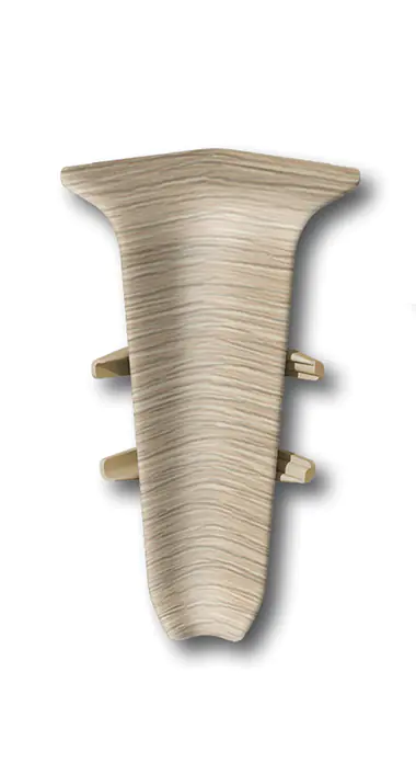 Угол внутренний для плинтуса Идеал Деконика 55 мм (213, дуб северный)