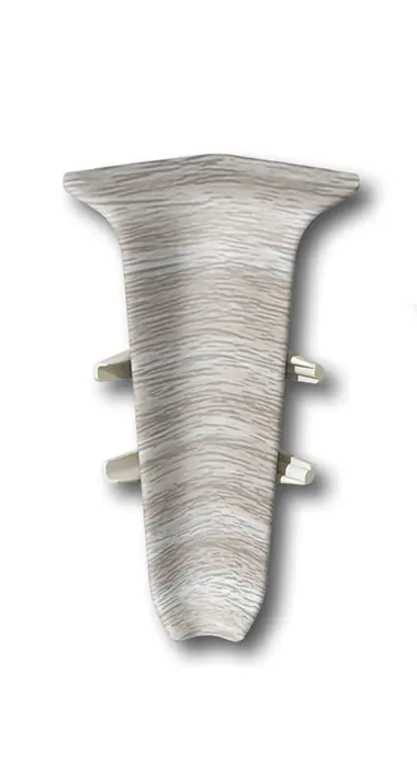 Угол внутренний для плинтуса Идеал Деконика 55 мм (294, орех антик)