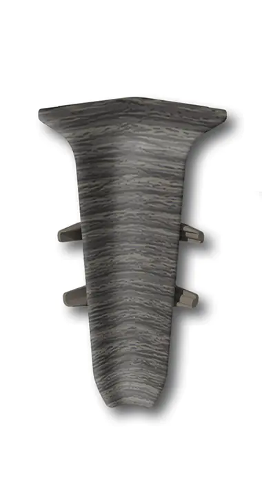 Угол внутренний для плинтуса Идеал Деконика 55 мм (352, каштан серый)